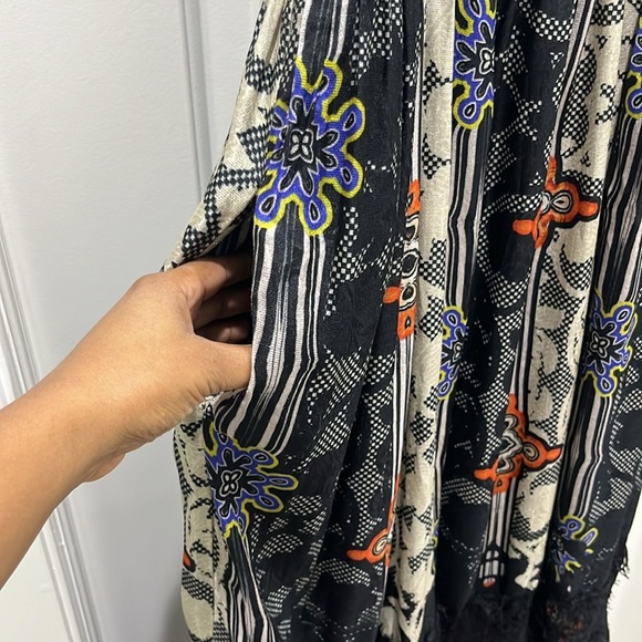 NWT Anthropologie Bhanuni by Jyoti Bohemian Sleeveless Tiered Maxi Dress Sz 14 - Picture 5 of 10